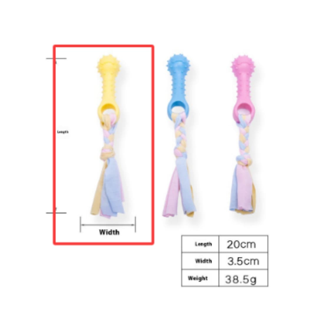 Yellow · Dog Bone Stick Cloth Strip · 1PCS